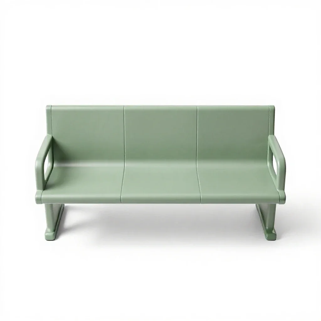 Pew isolated on a white background