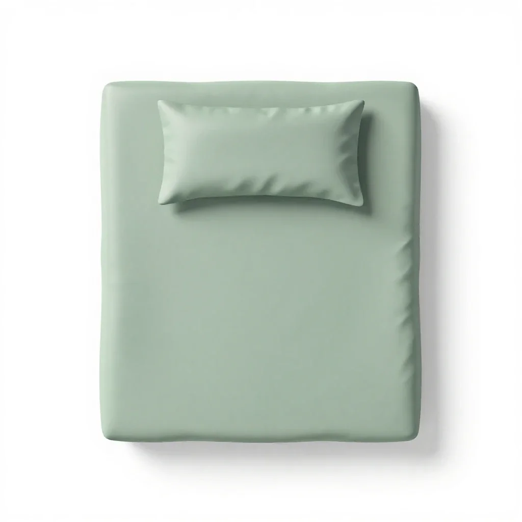 Sickbed isolated on a white background