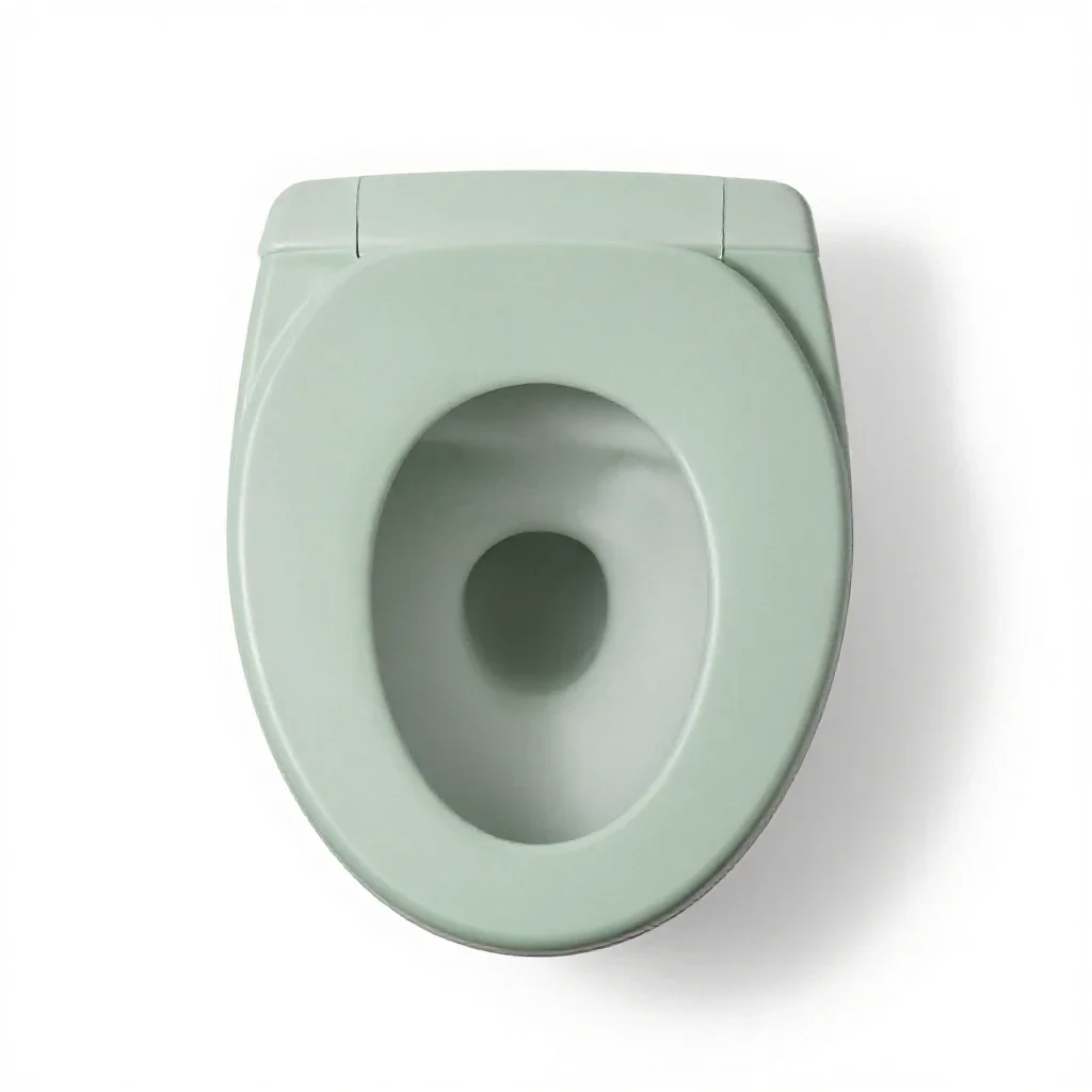 Toilet seat isolated on a white background