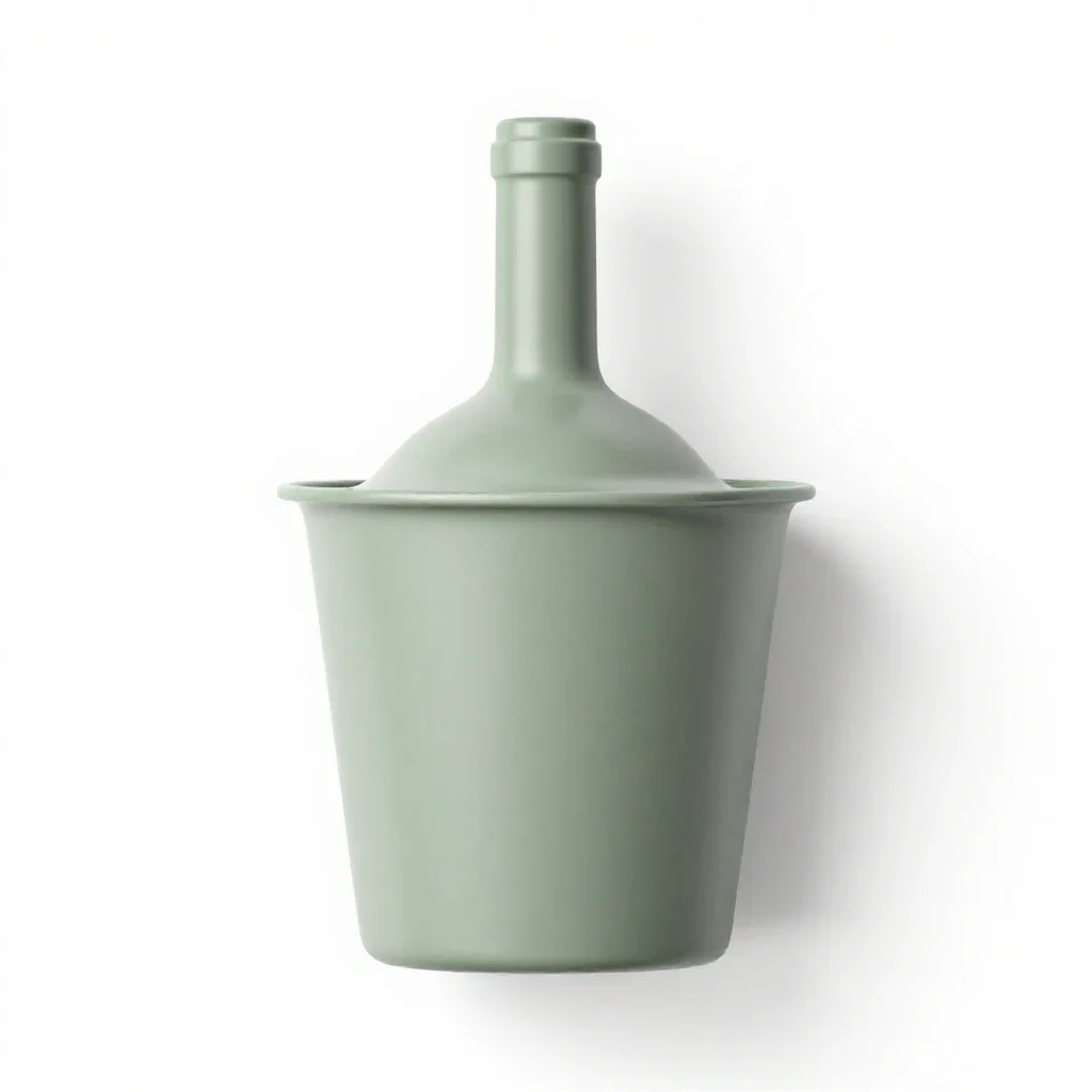 Wine bar isolated on a white background