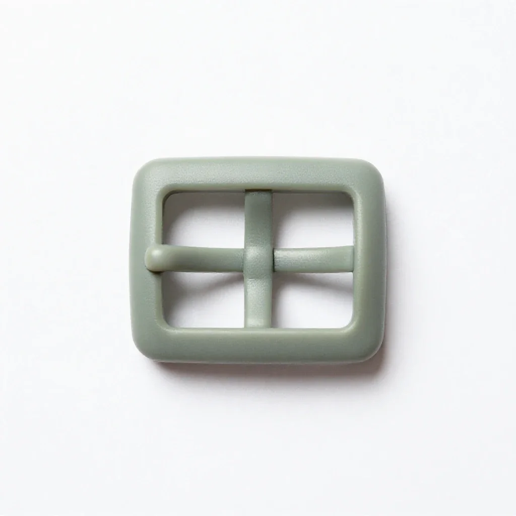 Belt buckle isolated on a white background