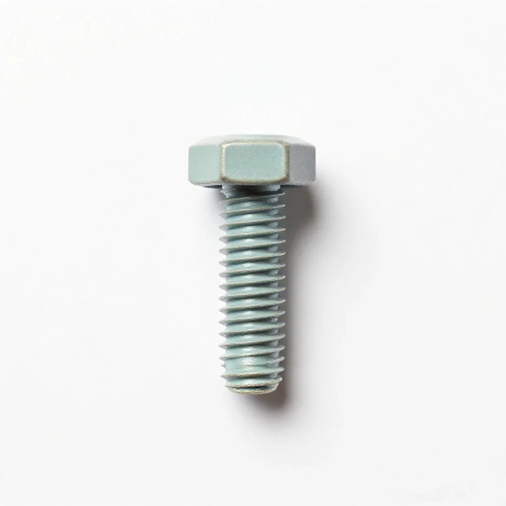 Cap screw isolated on a white background