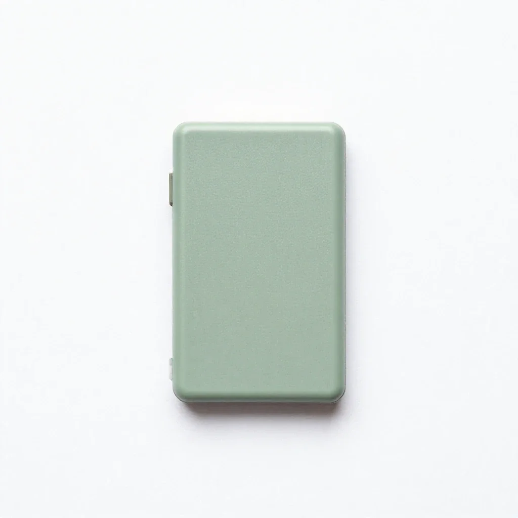 Flash memory isolated on a white background