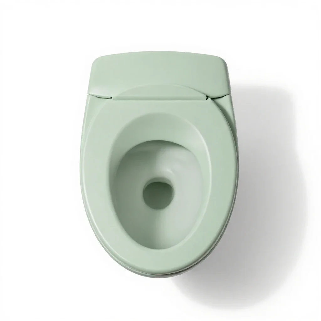 Flushless toilet isolated on a white background