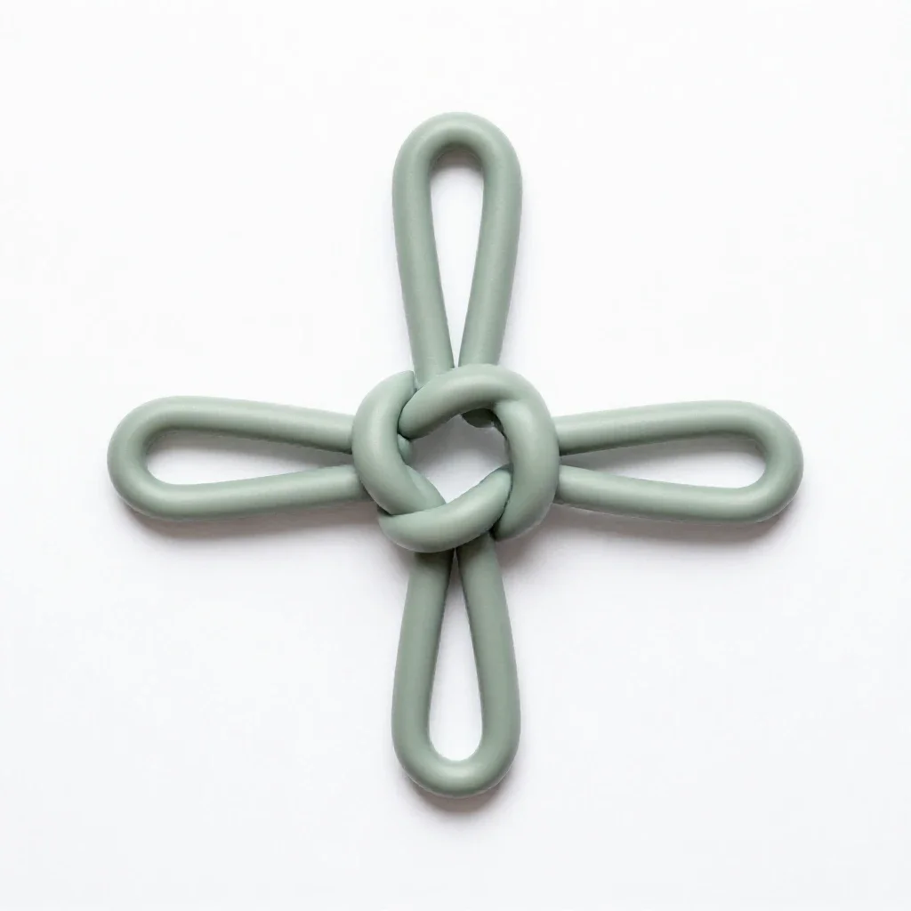 Half hitch isolated on a white background