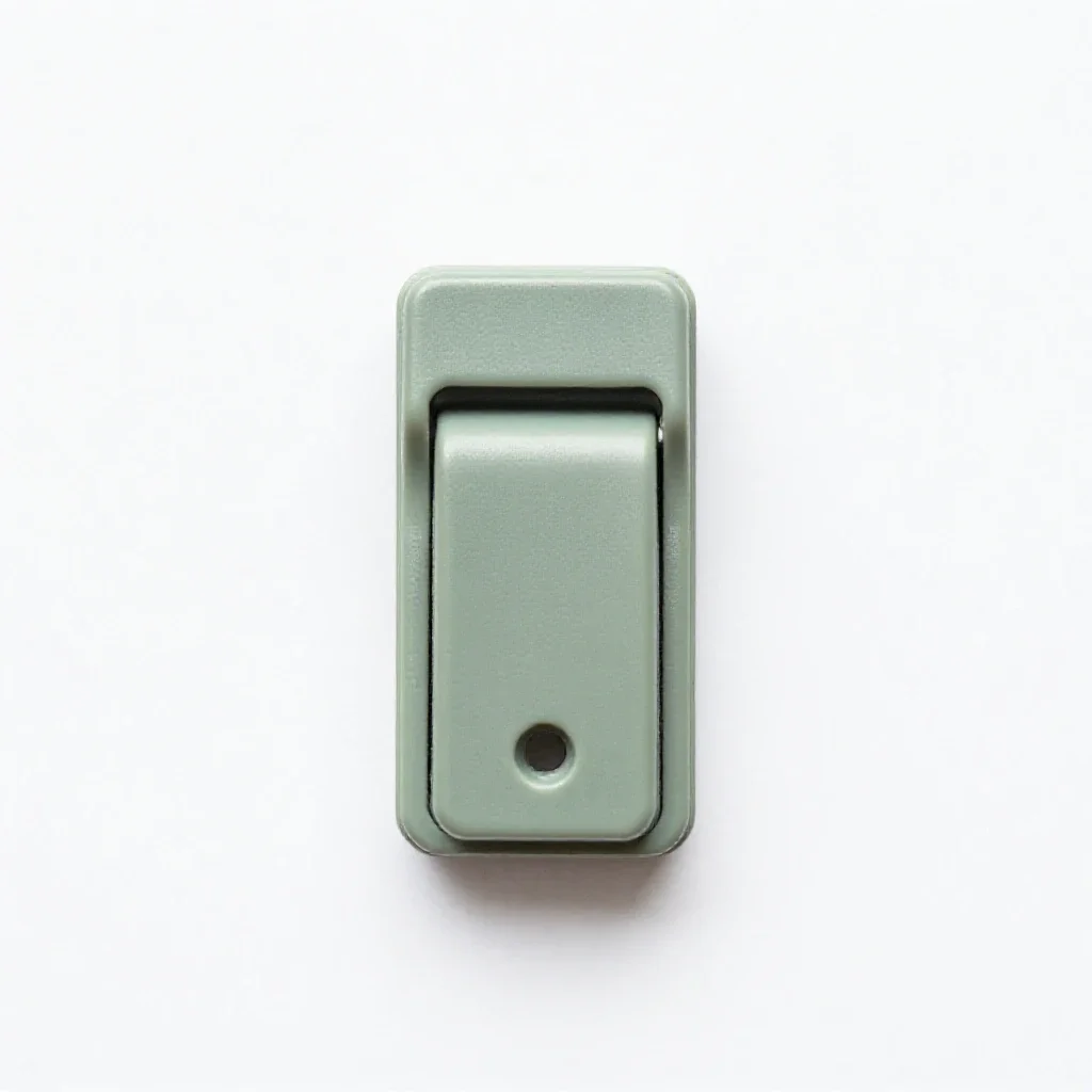 Hood latch isolated on a white background