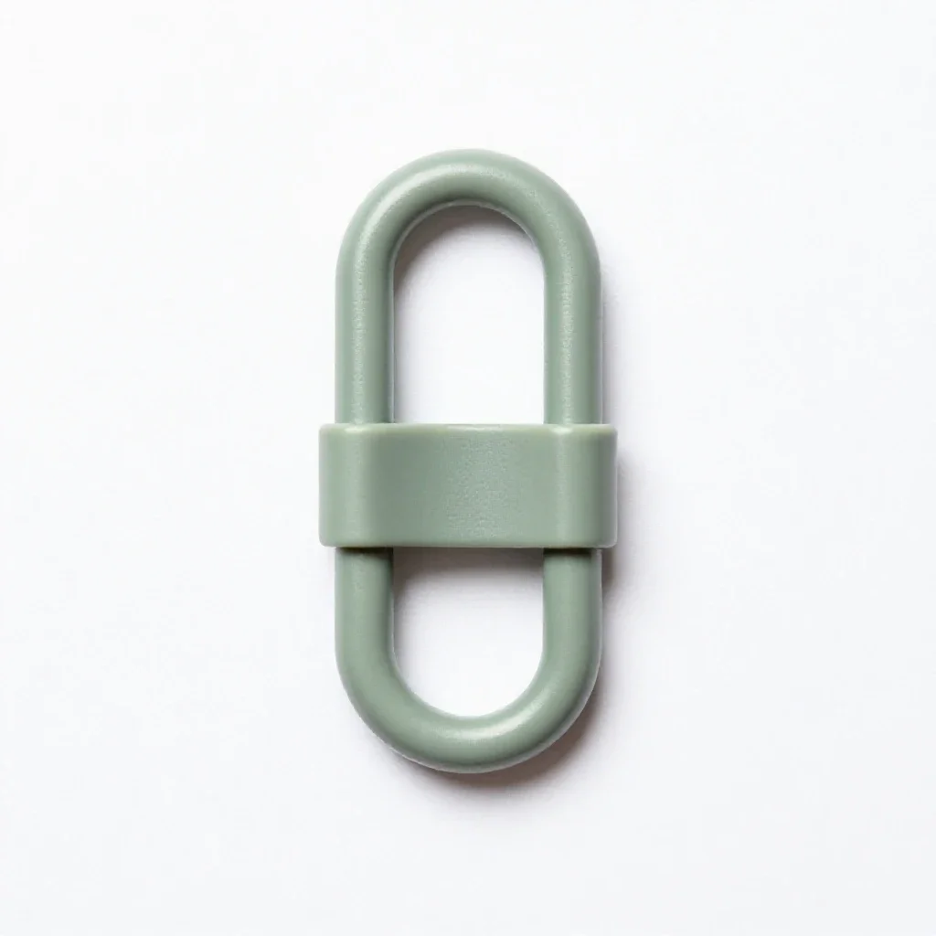 Hook and eye isolated on a white background