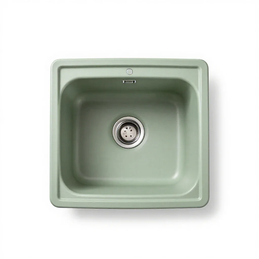 Kitchen sink isolated on a white background