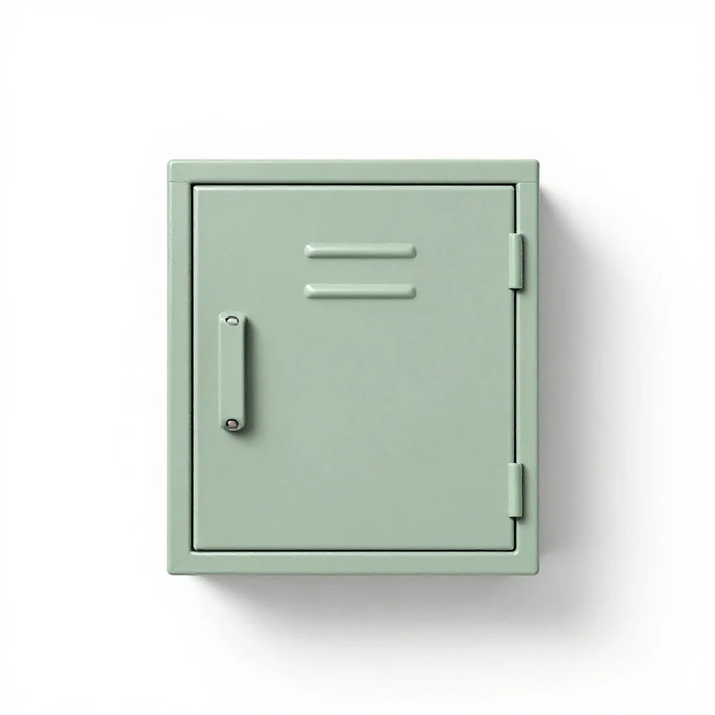 Locker isolated on a white background
