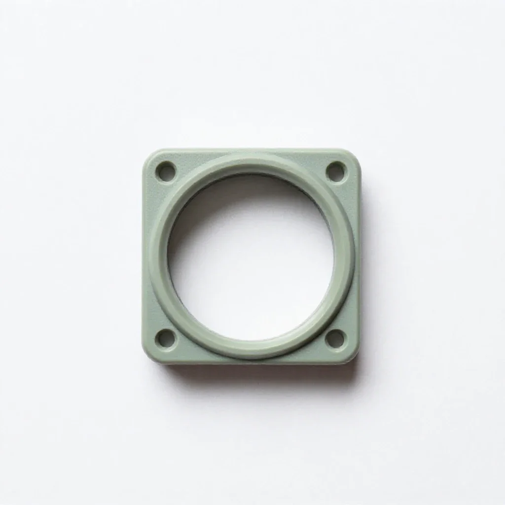 Piston ring isolated on a white background