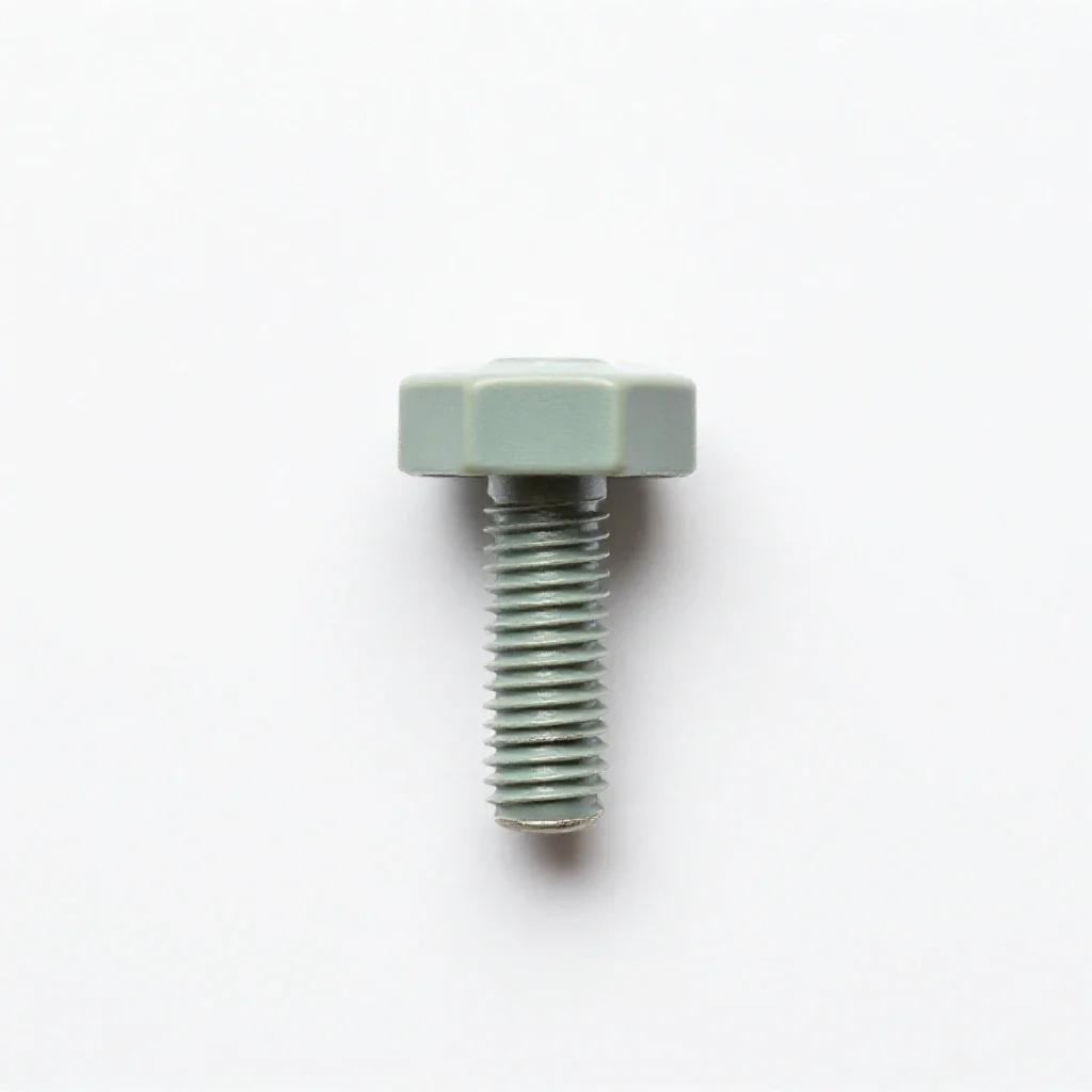 Stove bolt isolated on a white background