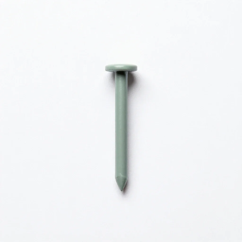 Tenpenny nail isolated on a white background