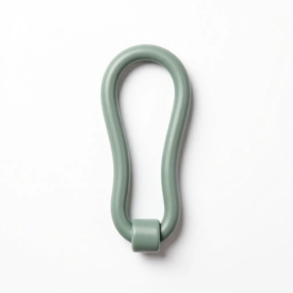 Timber hitch isolated on a white background
