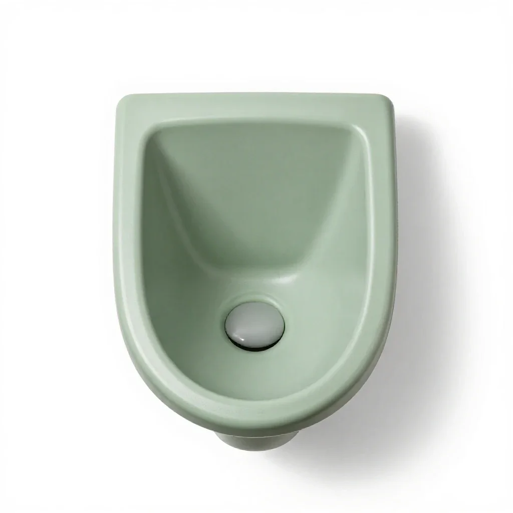 Urinal isolated on a white background