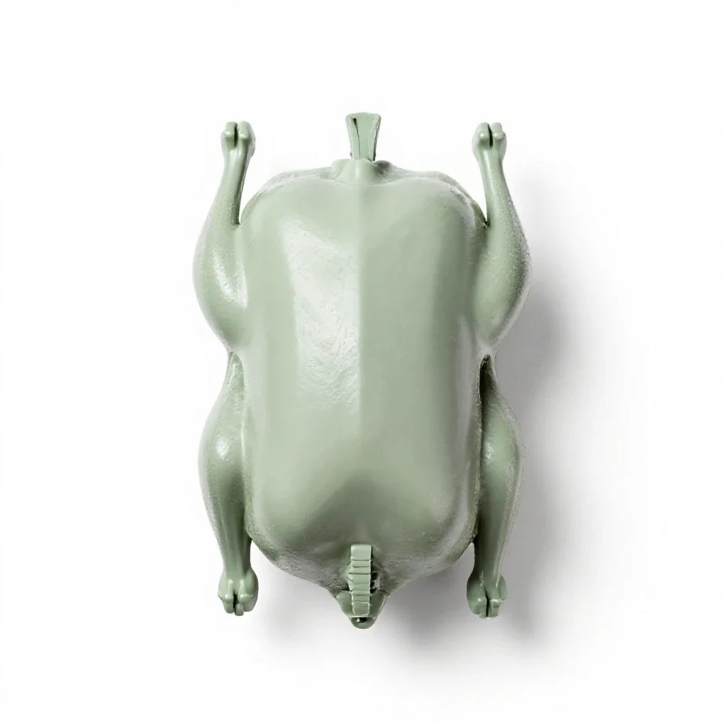 Broiler isolated on a white background