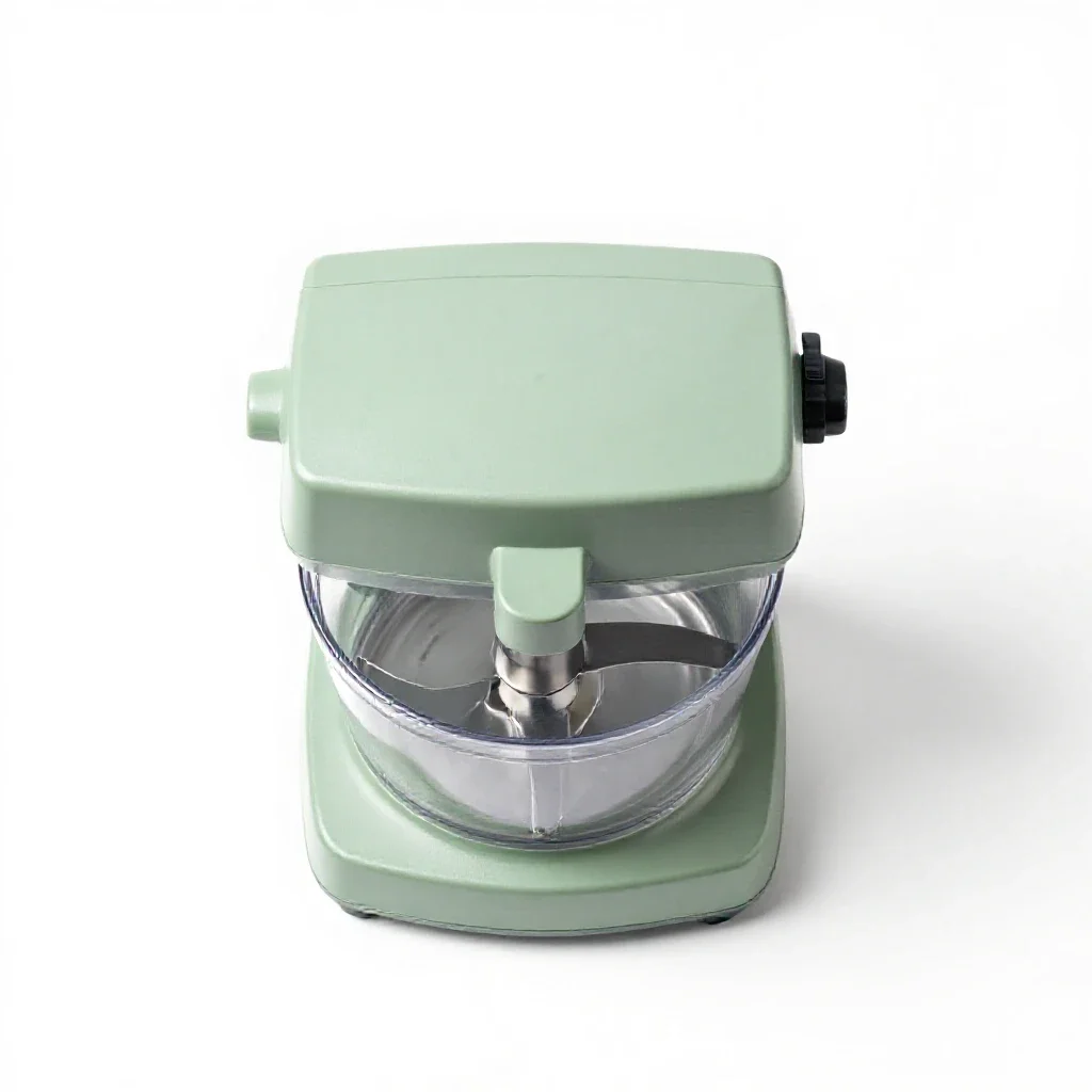 Food processor isolated on a white background