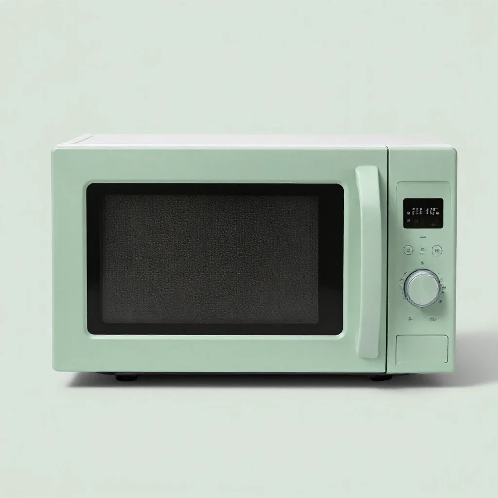 Microwave isolated on a white background