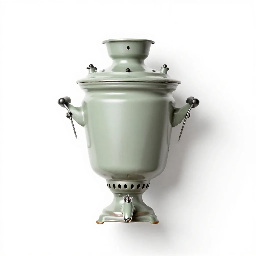 Samovar isolated on a white background