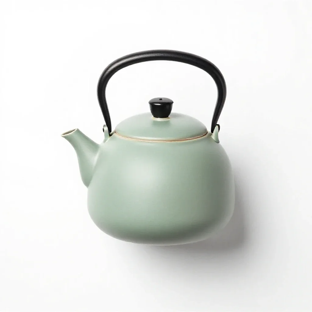 Teakettle isolated on a white background