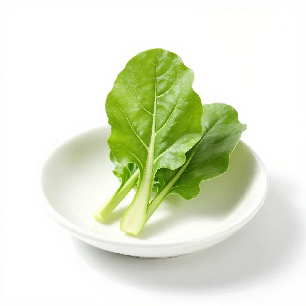 Beet green isolated on a white background