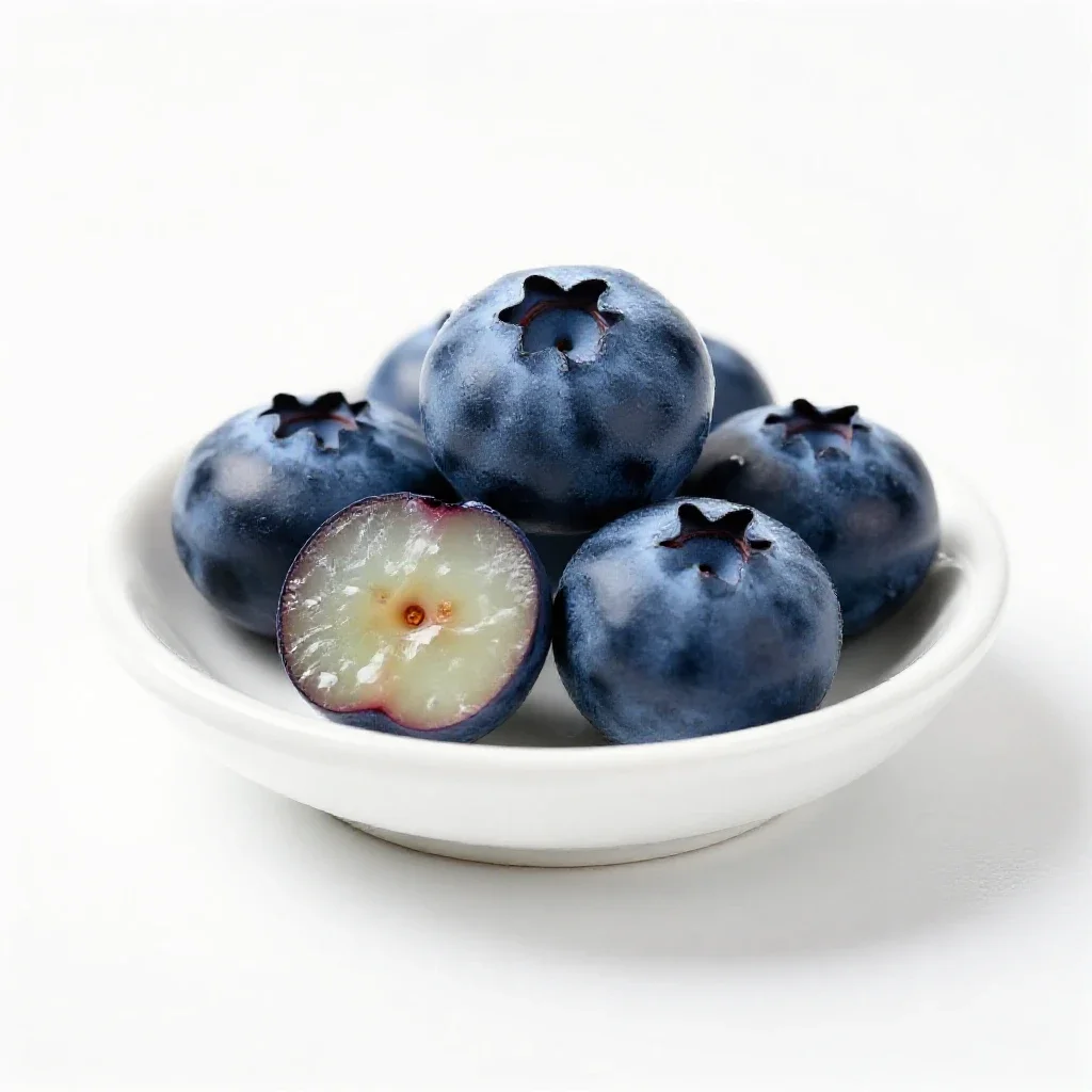 Bilberry isolated on a white background