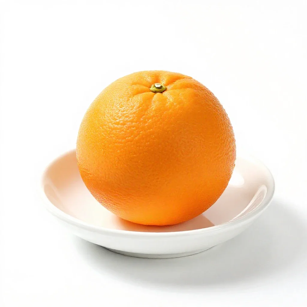 Bitter orange isolated on a white background