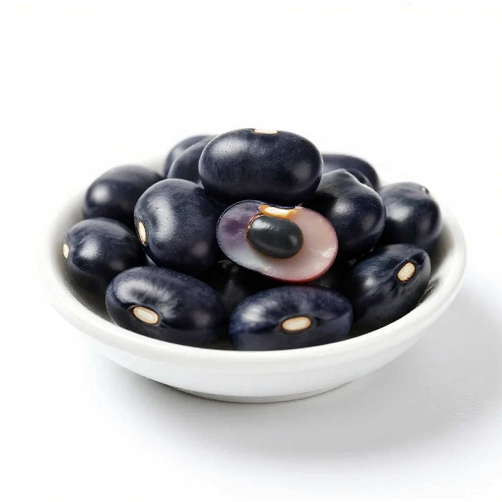 Black-eyed pea isolated on a white background