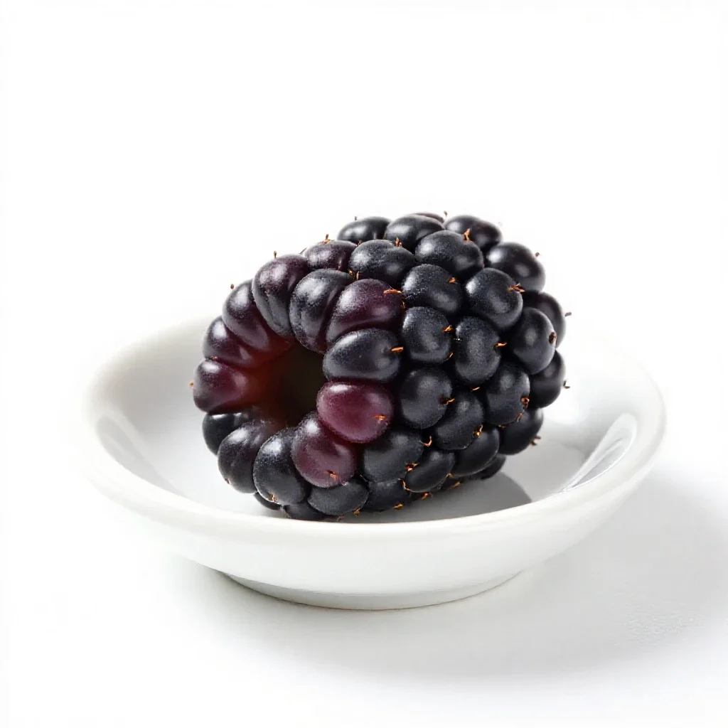 Blackberry isolated on a white background