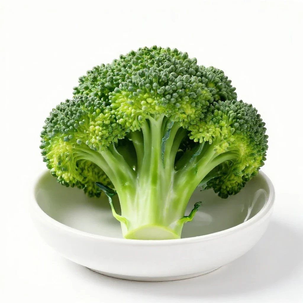 Broccoli rabe isolated on a white background
