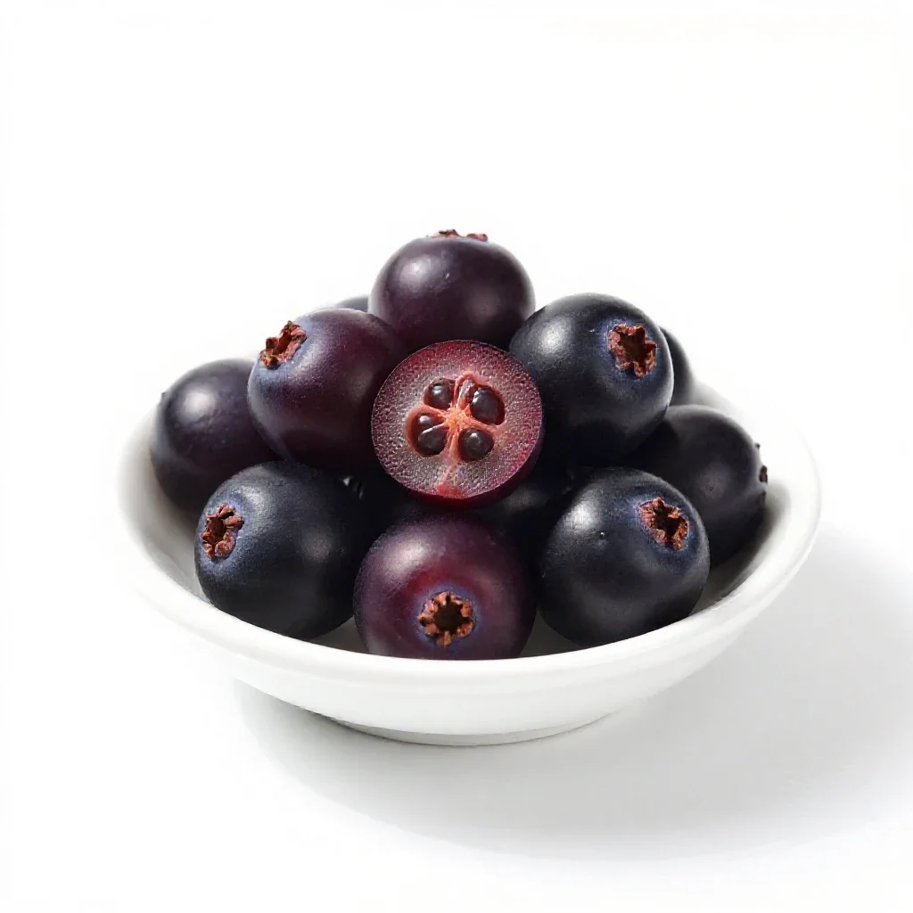 Buckthorn berry isolated on a white background