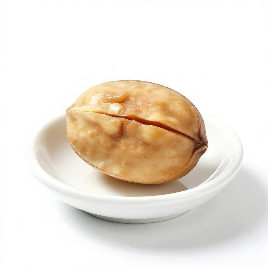 Buffalo nut isolated on a white background