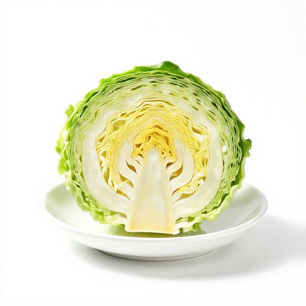 Cabbage isolated on a white background