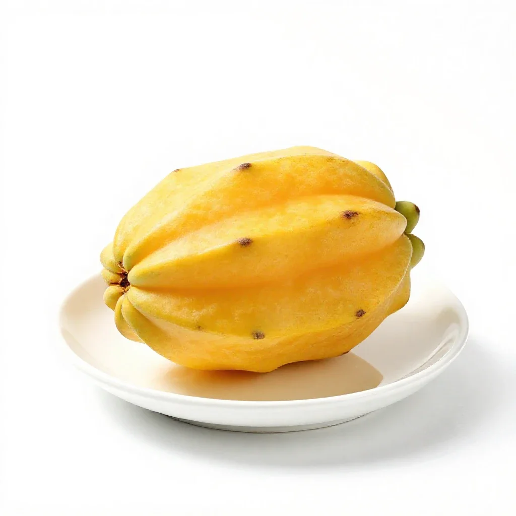 Carambola isolated on a white background