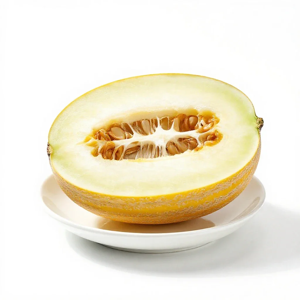 Casaba isolated on a white background