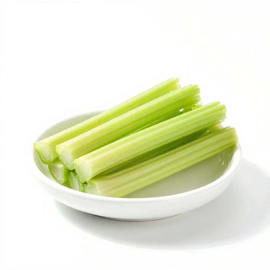 Celery isolated on a white background