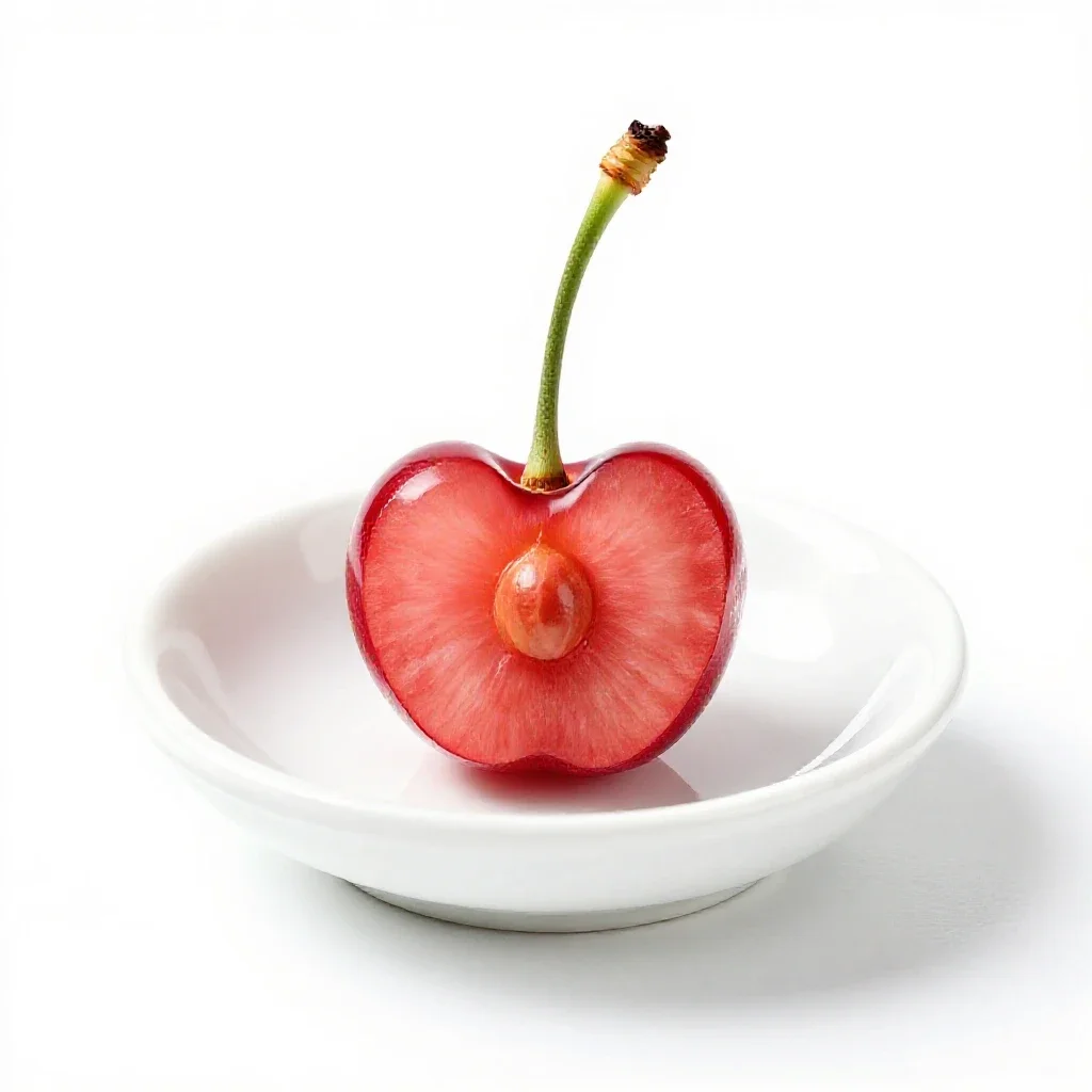Cherry isolated on a white background