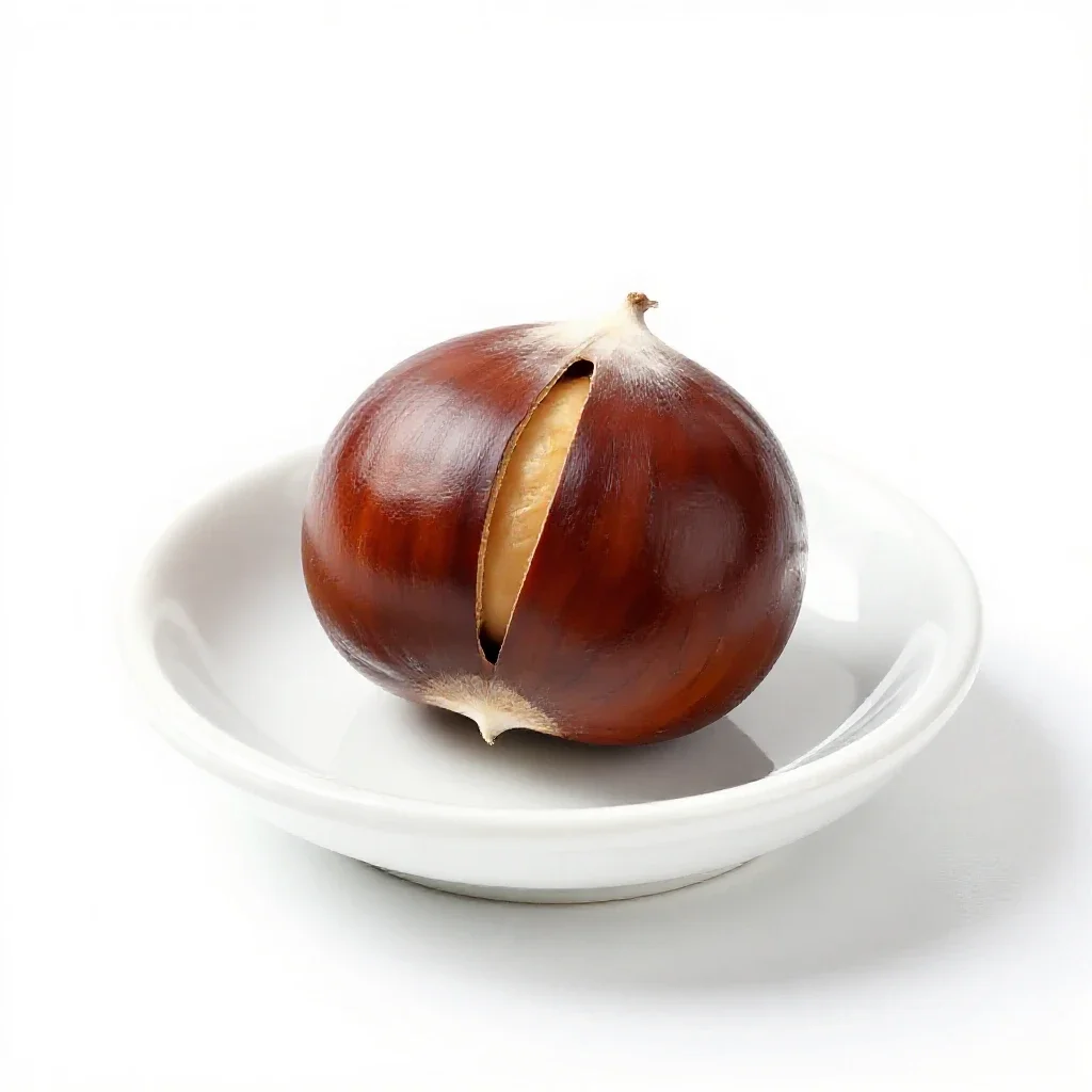 Chestnut isolated on a white background
