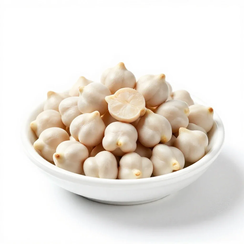 Chickpea isolated on a white background