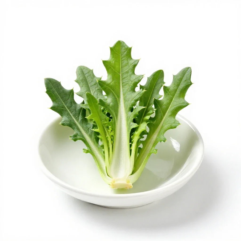 Chicory isolated on a white background