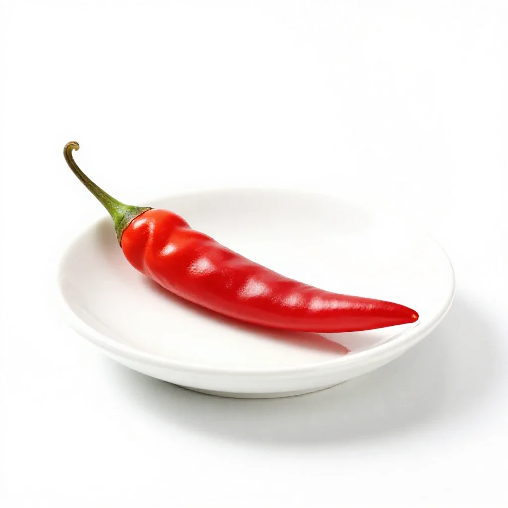Chili isolated on a white background