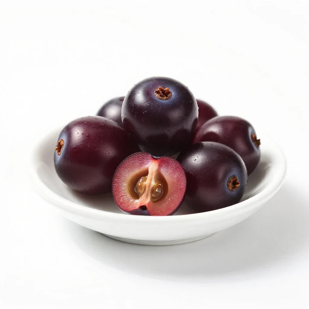 Chokecherry isolated on a white background