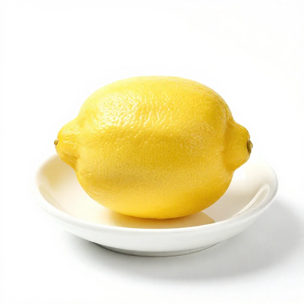 Citron isolated on a white background