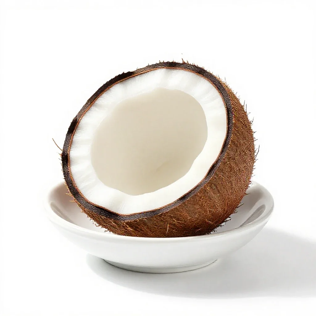 Coconut isolated on a white background