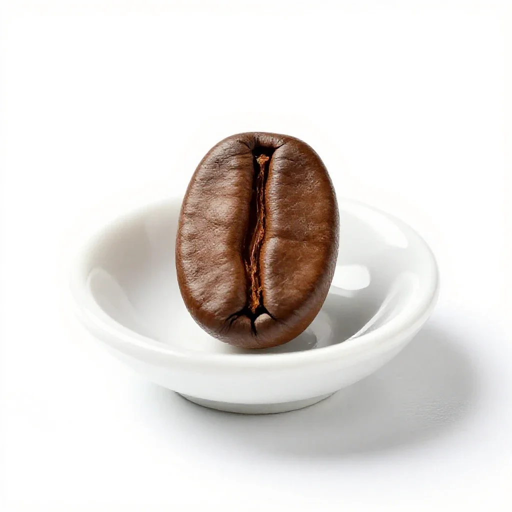 Coffee bean isolated on a white background