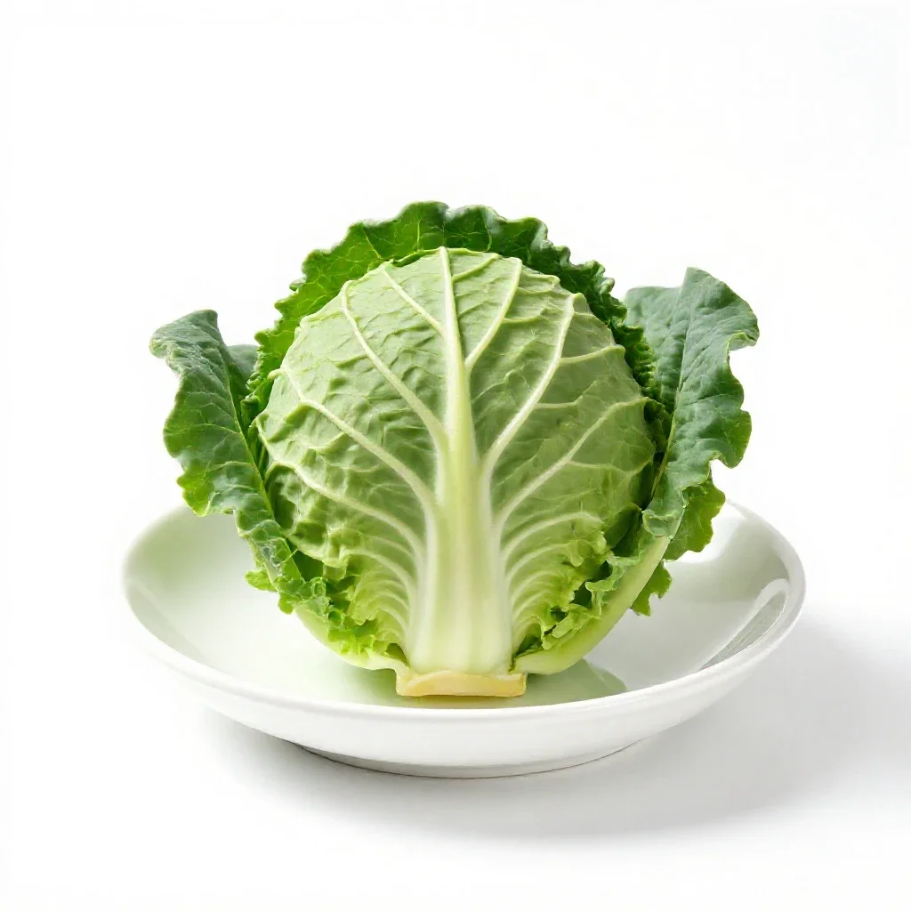 Collards isolated on a white background