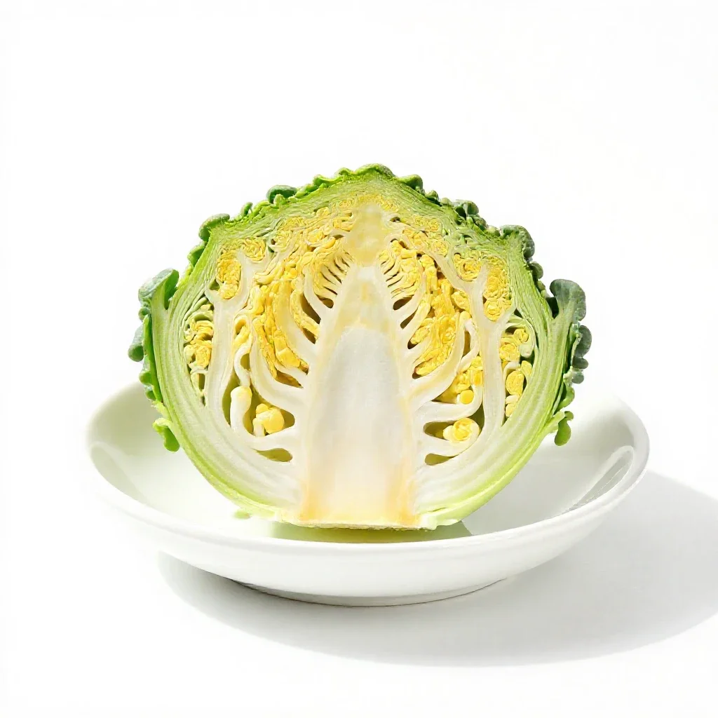 Cruciferous vegetable isolated on a white background