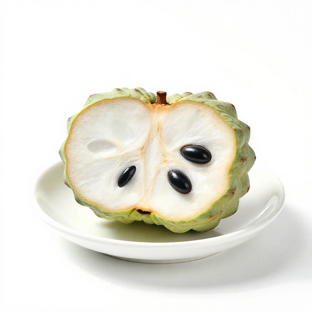 Custard apple isolated on a white background