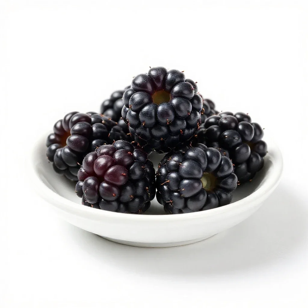 Dewberry isolated on a white background