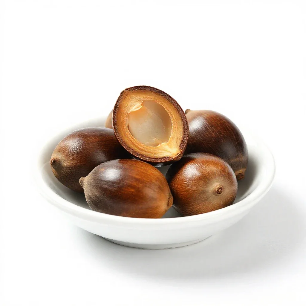 Dika nut isolated on a white background
