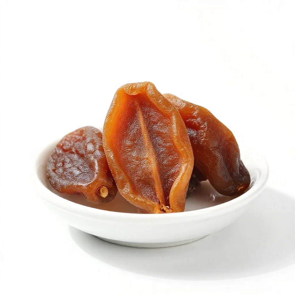 Dried fruit isolated on a white background